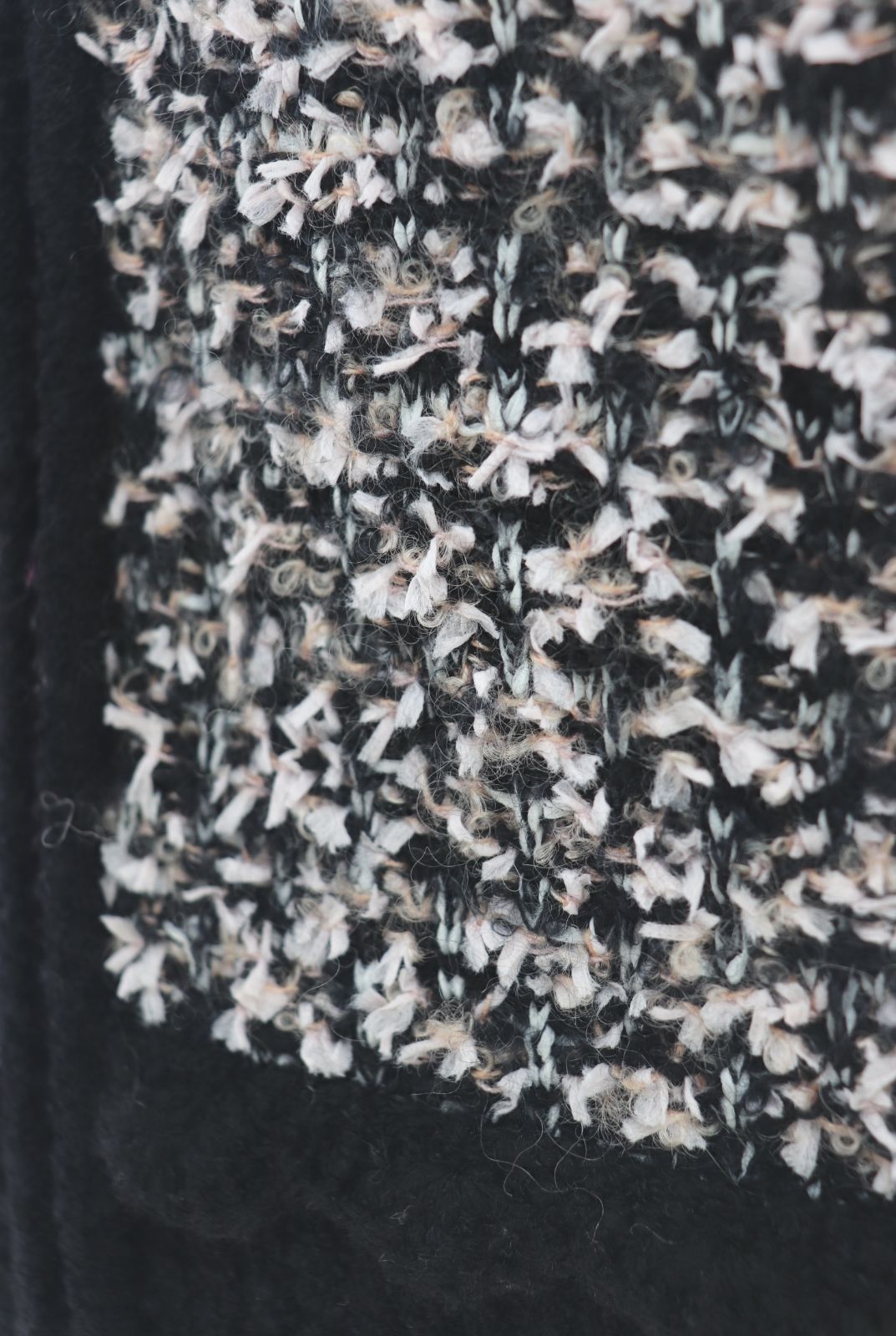 Rene ニットツイードカーディガン 6432640 2024年商品 黒/ブラック 38