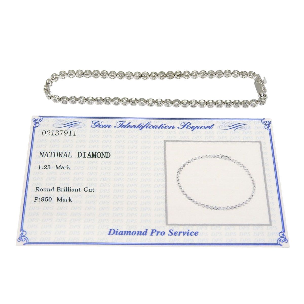 【お値下げ交渉あり】プラチナ850テニスブレス¥130.000▶︎¥98000 お値下げ交渉あり】プラチナ850テニスブレス¥130.000▶︎¥98000 お