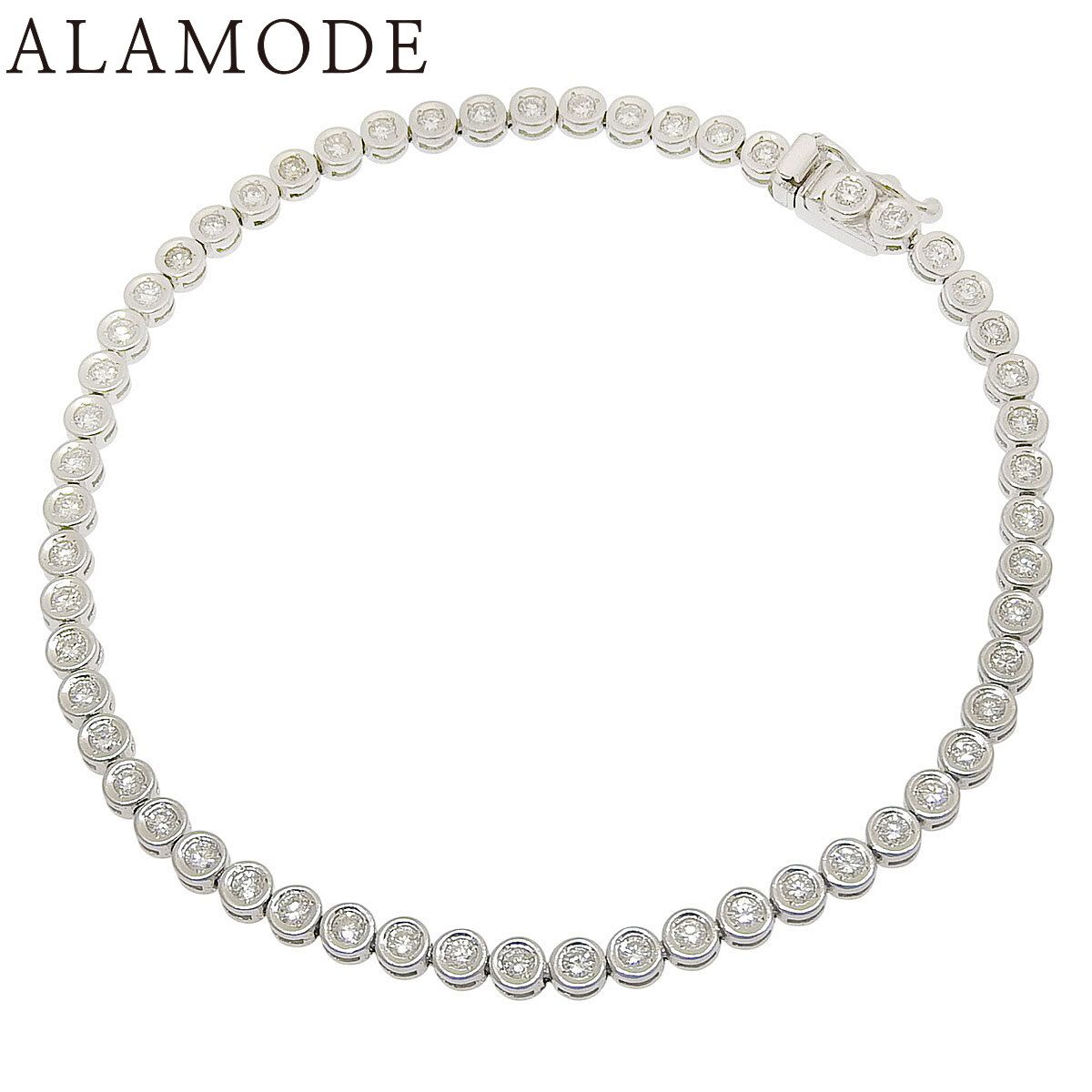 D1.23 テニスブレスレット プラチナ Pt850 9.5g ブレスレット