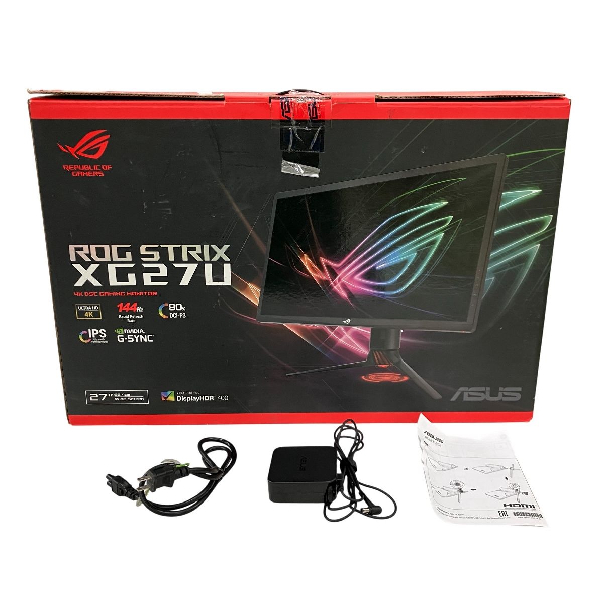 ASUS ROG STRIX XG27UQ 4K DSCゲーミングモニター 27インチ 映像