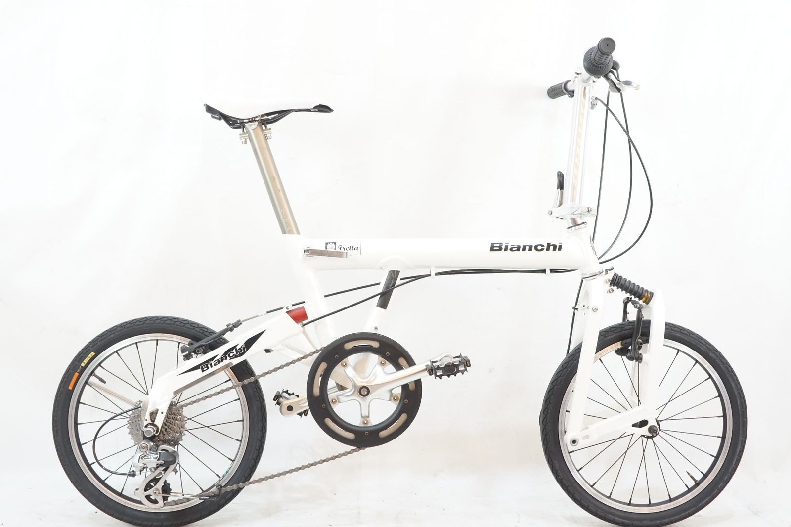 ジャンク BIANCHI 「ビアンキ」 FRETTA 18インチ 2008年頃 折り畳み
