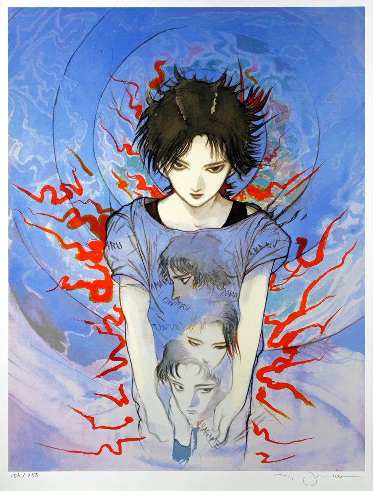 ✴️ 天野喜孝 ✴️ 直筆サイン 【 ハクション大魔王 】 アニメ セル 天野 喜孝「BROTHERS」シルクスクリーン版画・限定直筆サイン入り