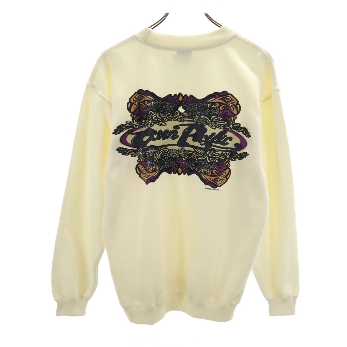 ハグオーワー　妄想カフェ　Paris ヴィンテージ加工トレーナー　美品 ハグオーワー トレーナー クリーム色 Parisロゴ Hug O War - メルカリ