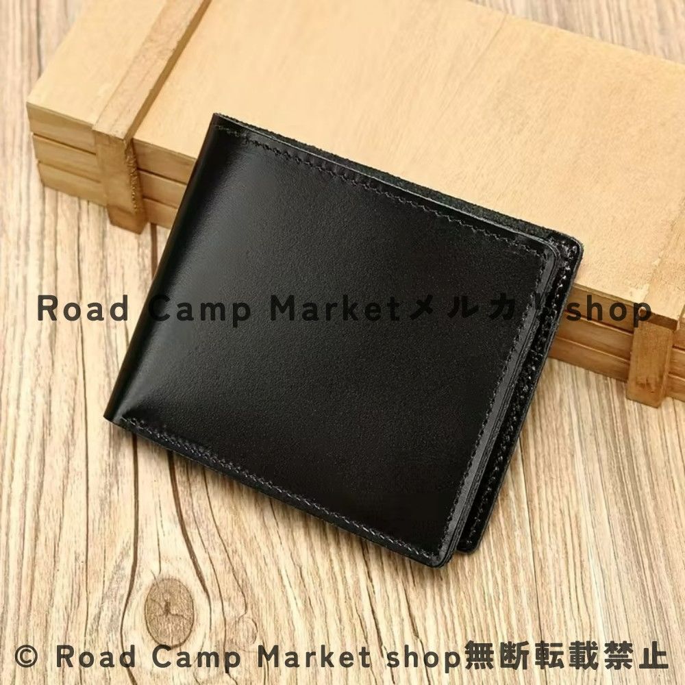 財布 折財布 本革 ブラック ショートスタイル ウォレット コインポケット コンパクト スリムフィット カードホルダー 紙幣ポケット ギフト  プレゼント 通勤 通学 お洒落 オシャレ 日常使い モダン 普段使い 人気 おしゃれ かっこいい 多目的 彼氏 旦那