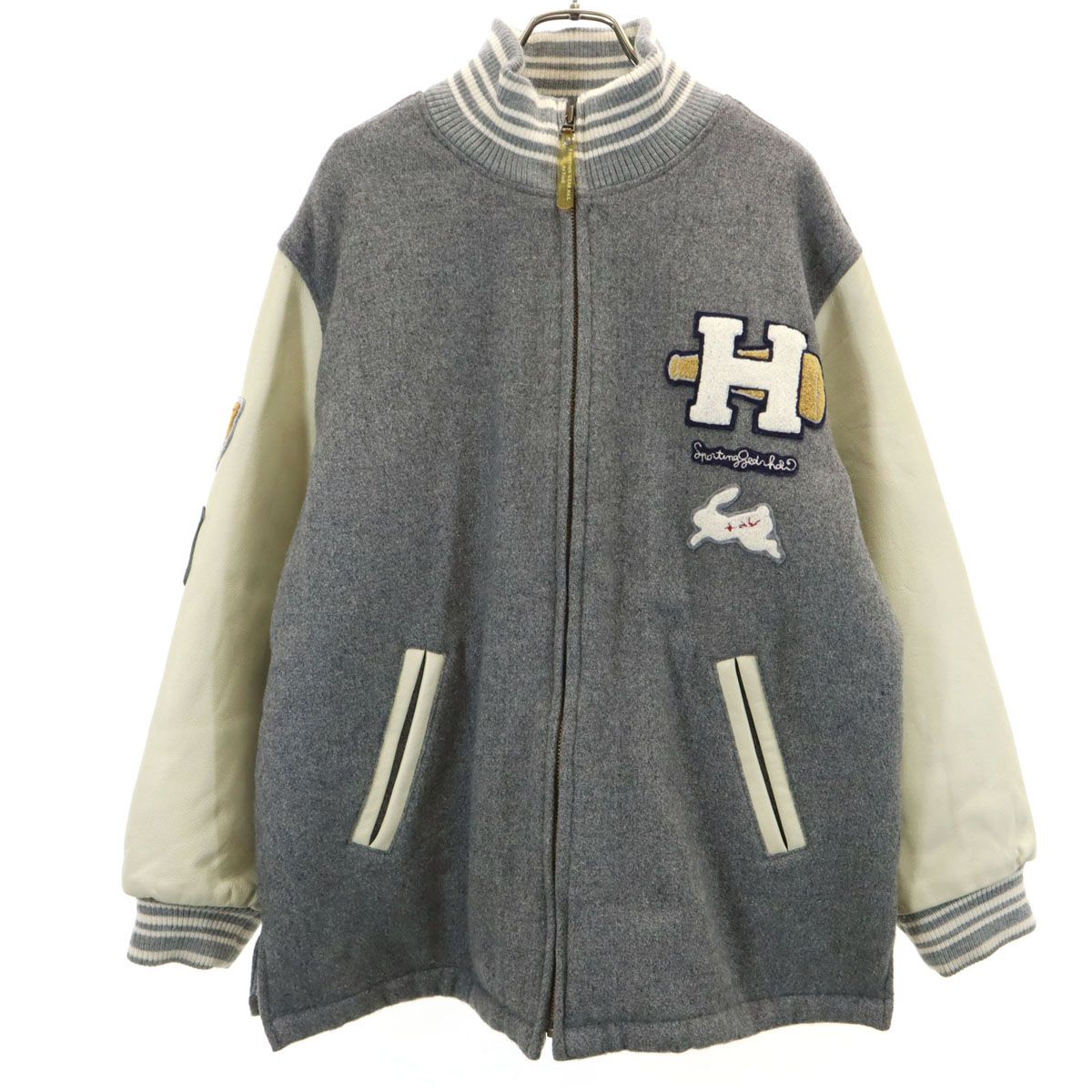 HAI SPORTING GEAR ハイスポーティングギア 牛革レザー切替 スタジャン