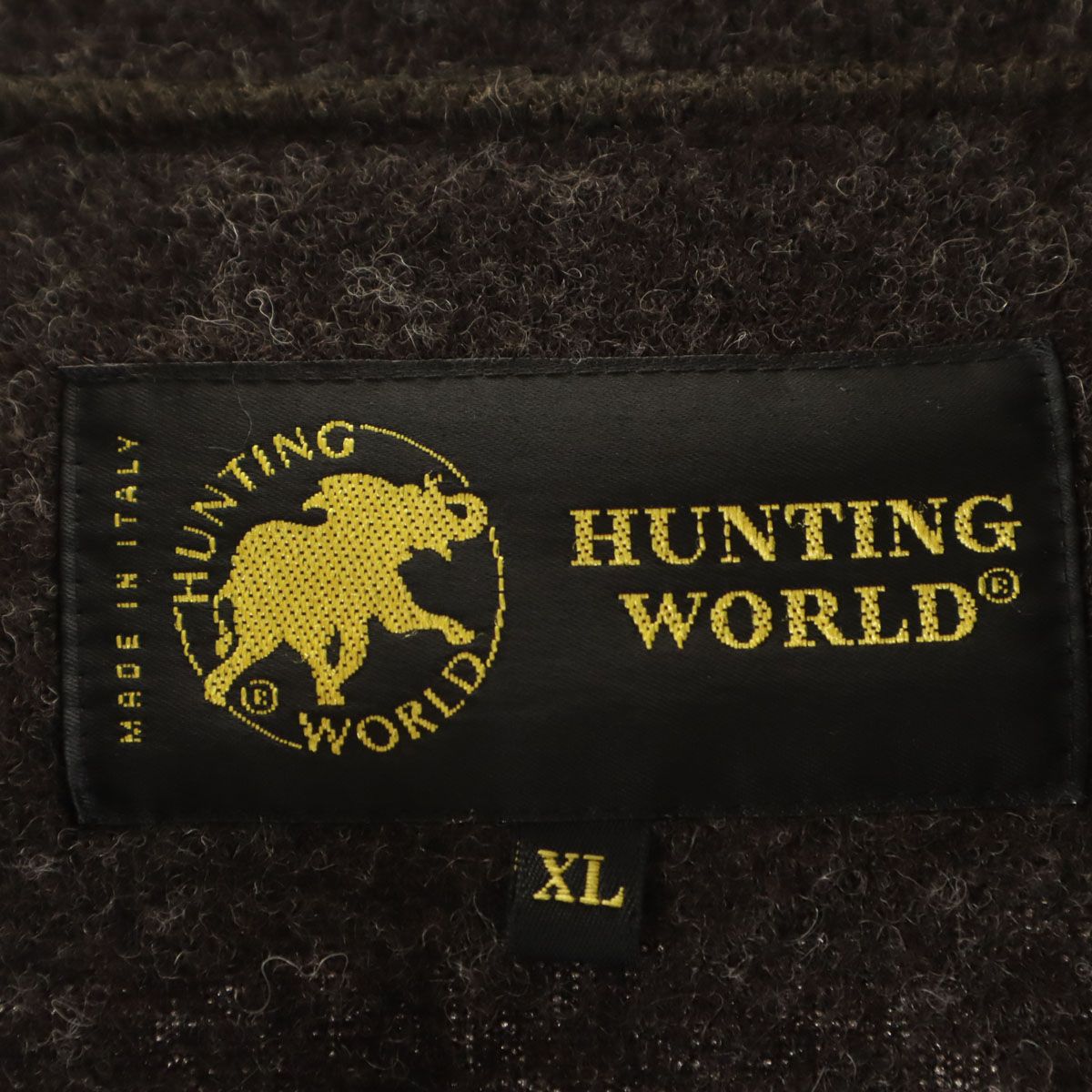 HUNTING WORLD ハンティングワールド イタリア製 圧縮ウール ダッフル