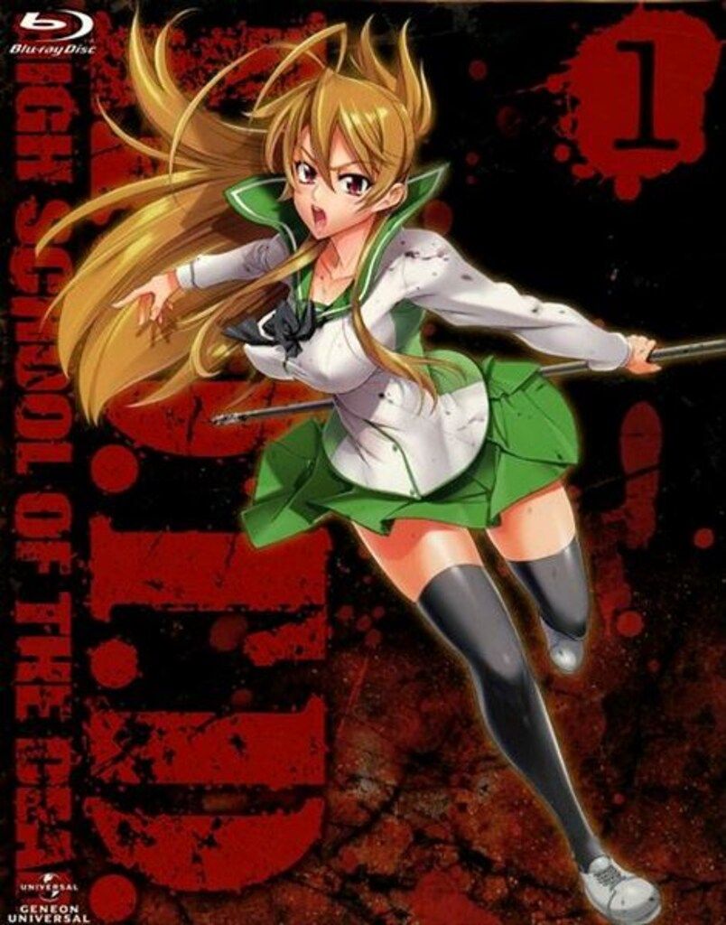 アニメBlu-ray 学園黙示録 HIGHSCHOOL OF THE DEAD 初回版全6巻 セット