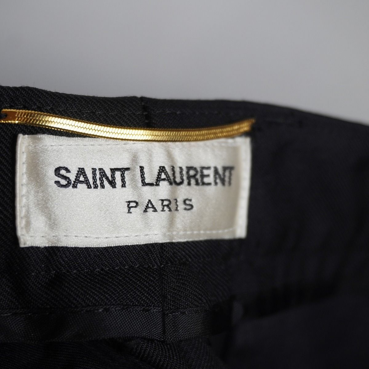 美品 正規 SAINT LAURENT PARIS サンローラン パリ 側章 タキシード
