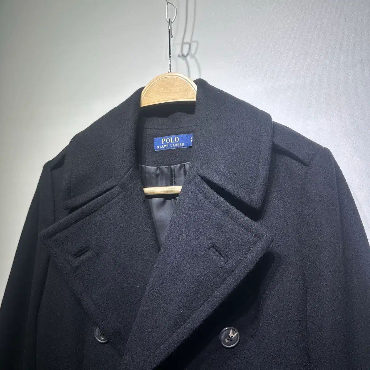 新品同様✨　ポロ　ラルフローレン　ピーコート　定価12万　ブラック　黒　XL ウールカシミヤ ピーコート WMPOOTWN2820228 | POLO