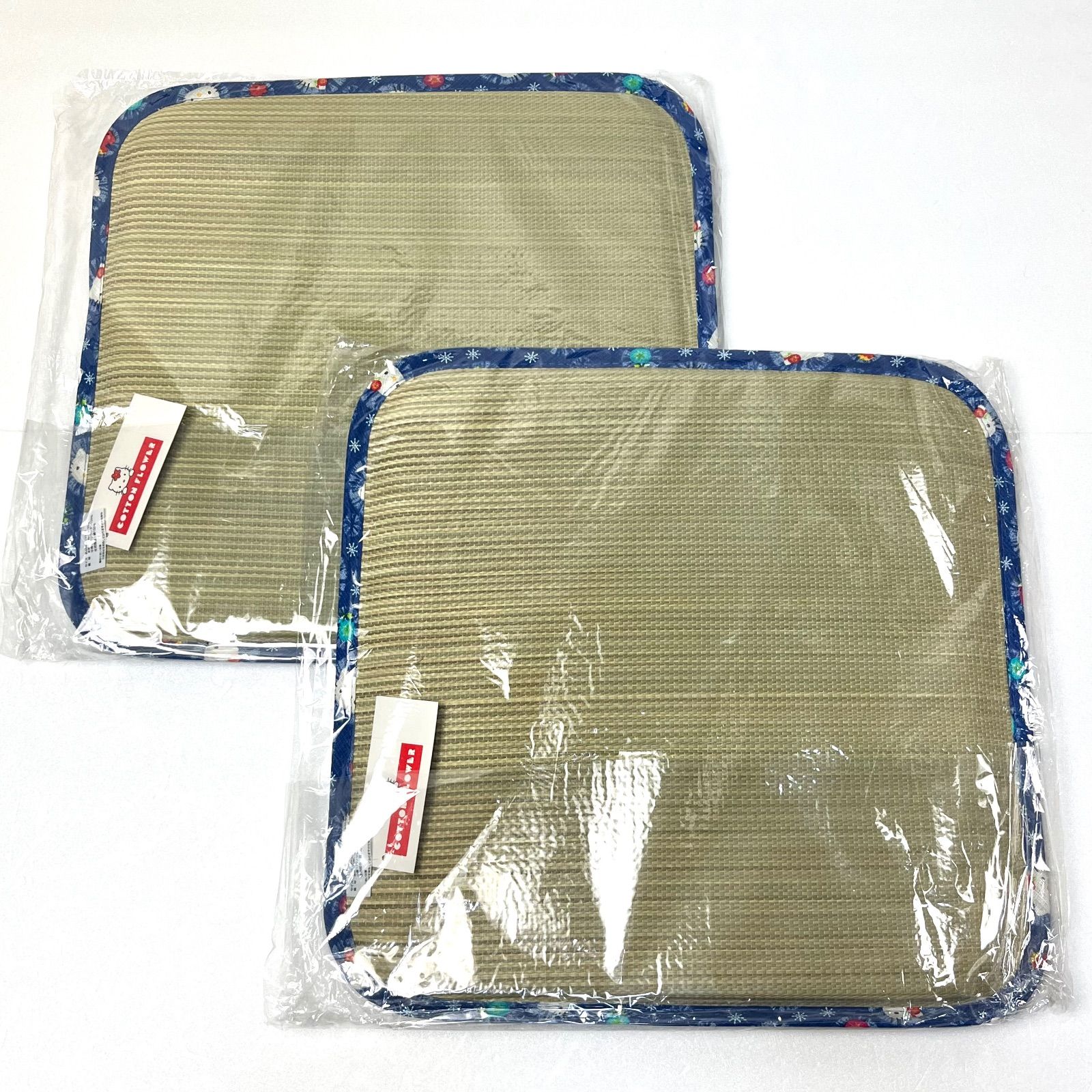 ◼︎新品未開封◼︎【SANRIO ハローキティ】イグサ クッション 2枚