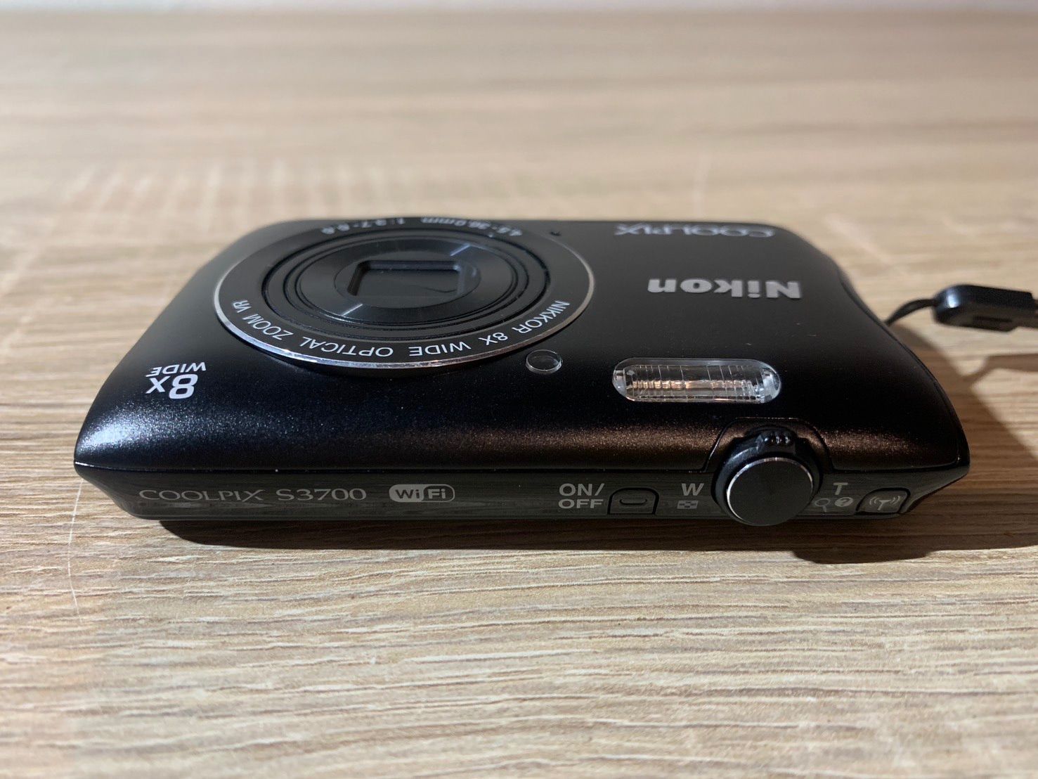 7342 Nikon COOLPIX S3700 ブラック デジカメ 動作確認済み - メルカリ