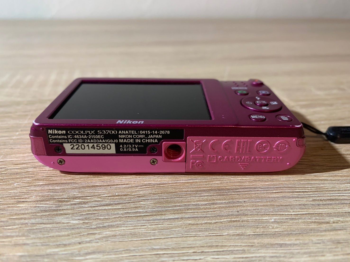 7344 Nikon COOLPIX S3700 ピンク デジカメ 動作確認済み - メルカリ