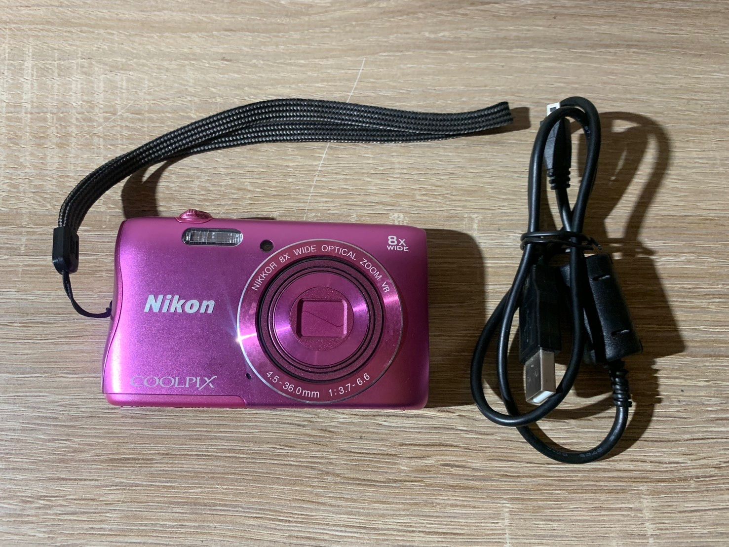 7344 Nikon COOLPIX S3700 ピンク デジカメ 動作確認済み - メルカリ