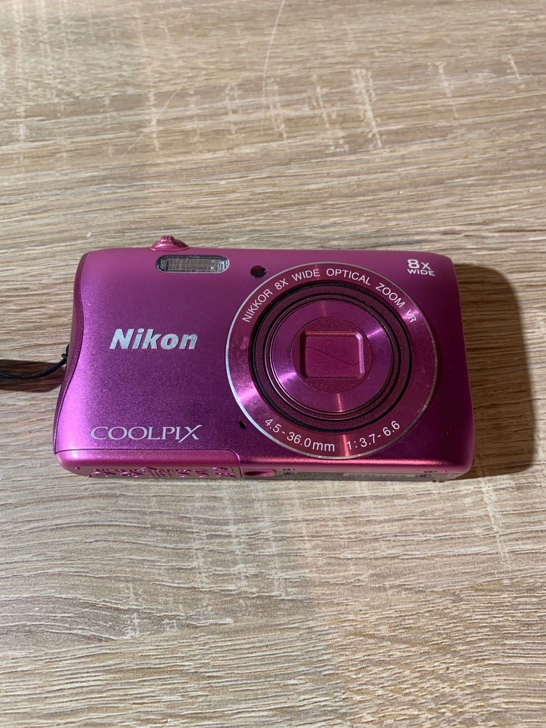 7344 Nikon COOLPIX S3700 ピンク デジカメ 動作確認済み - メルカリ