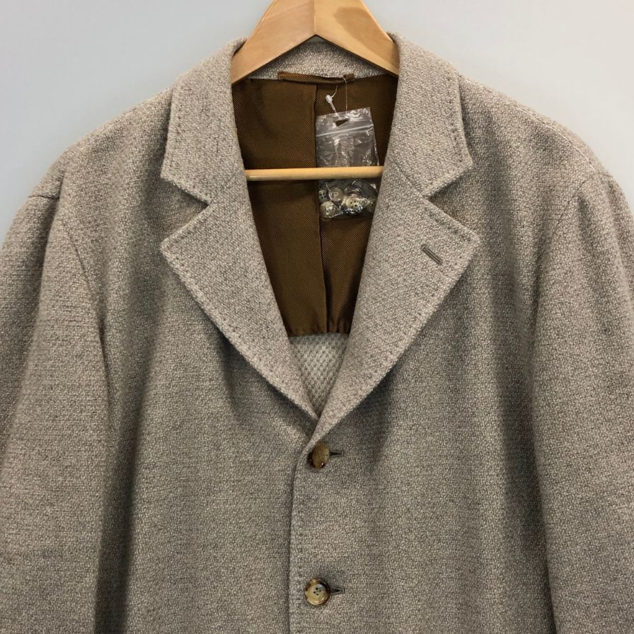 スティレラティーノ テーラードジャケットベージュ カシミア混【AFB13
