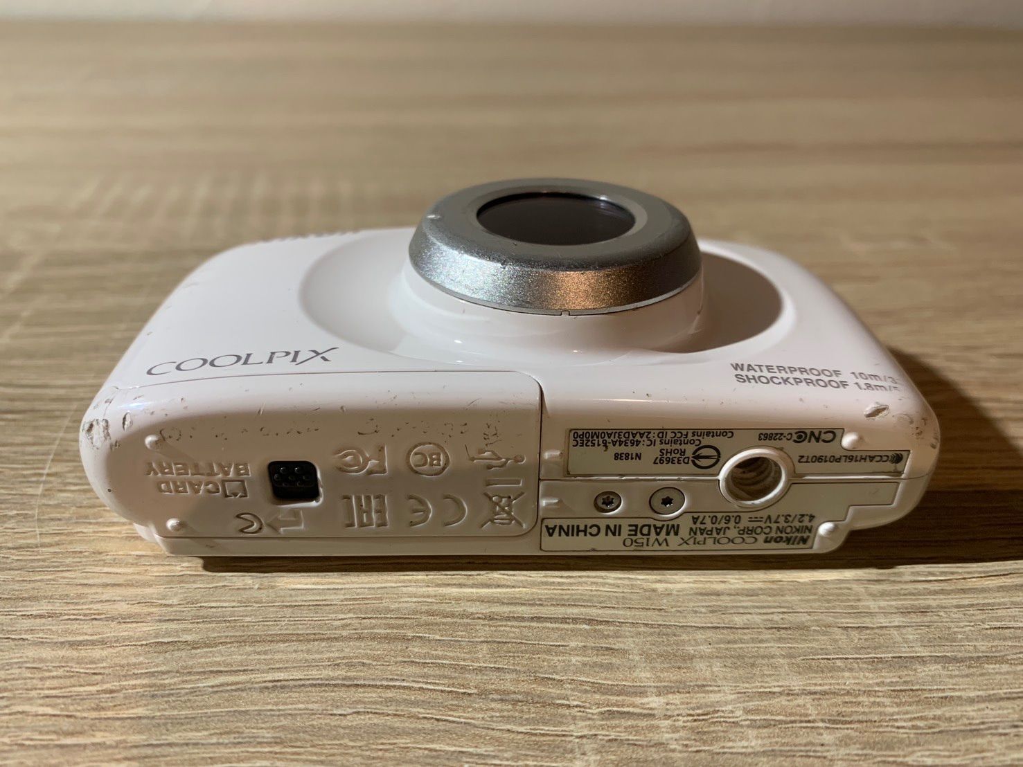 7345 Nikon COOLPIX W150 ホワイト デジカメ 動作確認済み - メルカリ