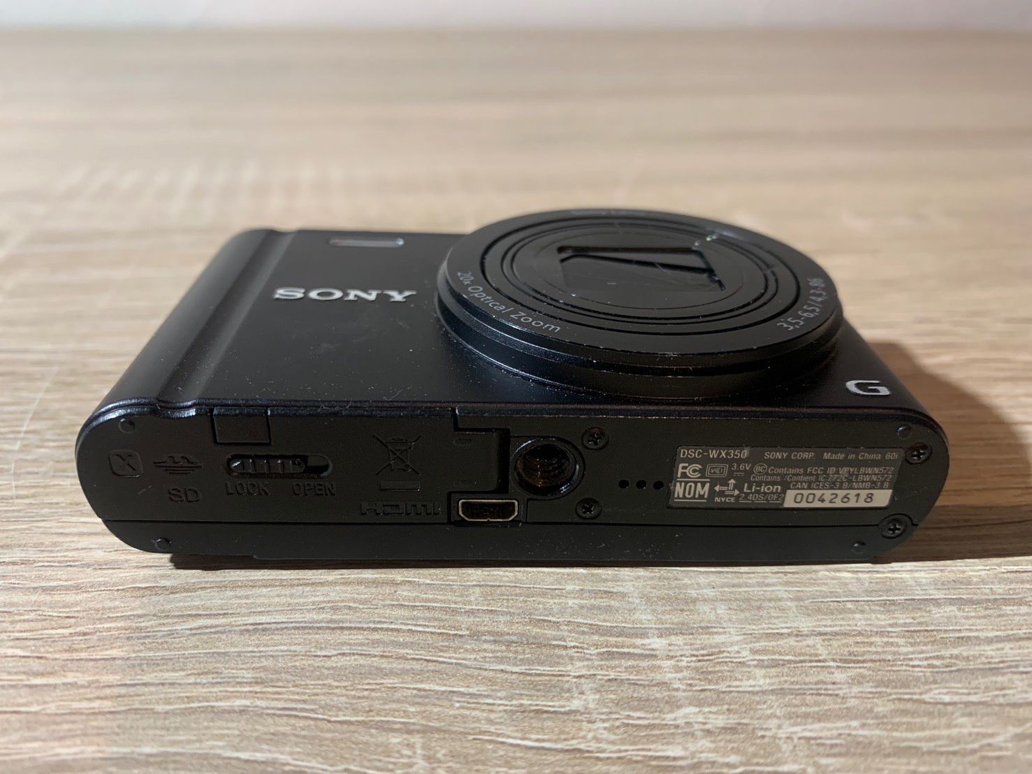 7347 Sony Cyber-Shot DSC-WX350 ブラック デジカメ ジャンク品 - メルカリ