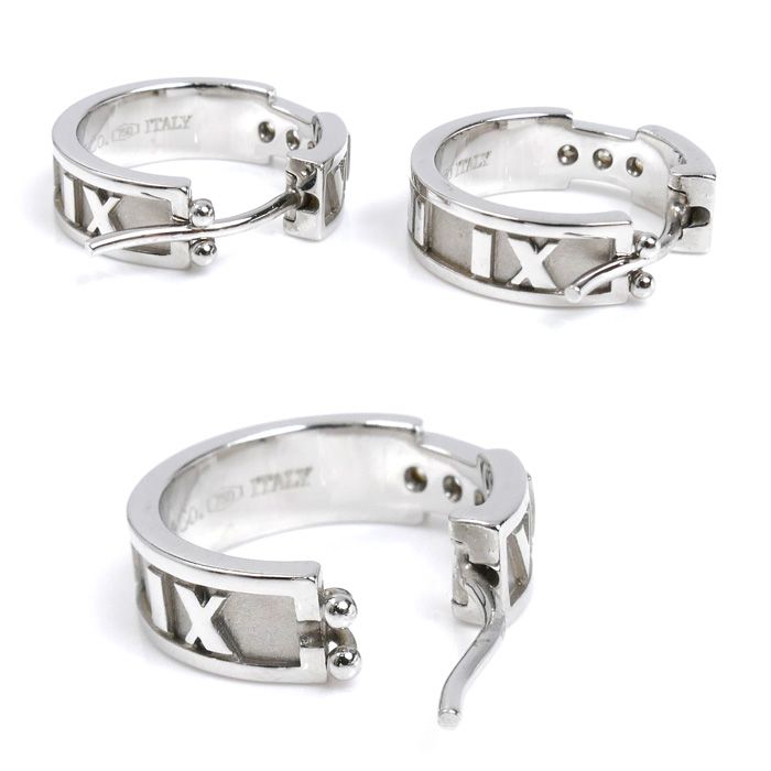 ティファニー　アトラス　ホワイトゴールドダイヤピアス ティファニー アトラス ホワイトゴールドダイヤピアス TIFFANY&Co