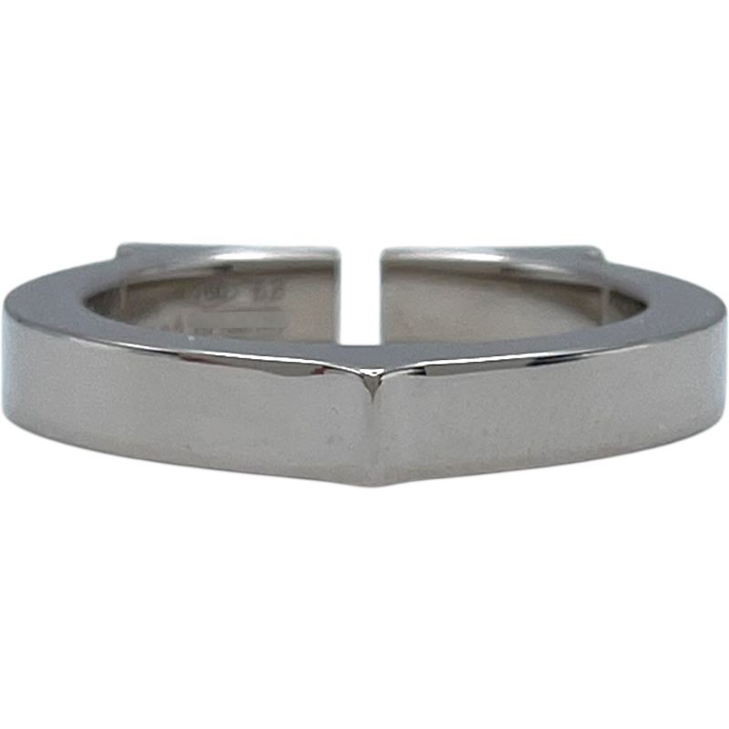 カルティエ Cartier Cフラットリング ホワイトゴールド 750 ジュエリー