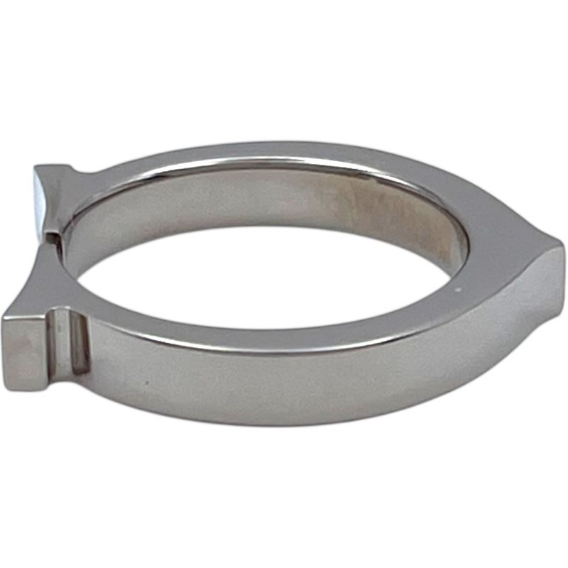 カルティエ Cartier Cフラットリング ホワイトゴールド 750 ジュエリー