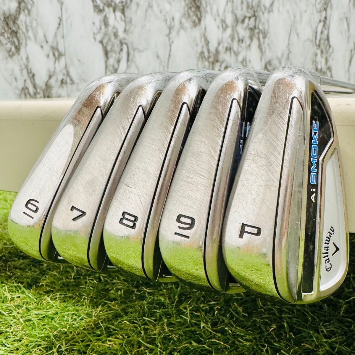 【良品】初心者推奨 キャロウェイ Aiスモーク メンズアイアンセット 5本 R 良品】初心者推奨 キャロウェイ Aiスモーク メンズアイアンセット 5本