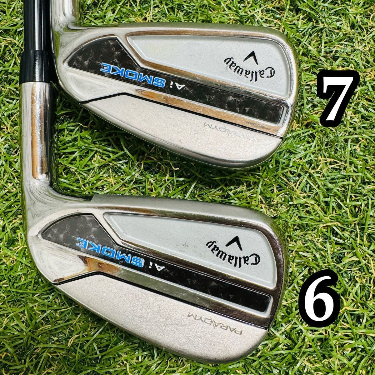 良品】初心者推奨 キャロウェイ Aiスモーク メンズアイアンセット 5本