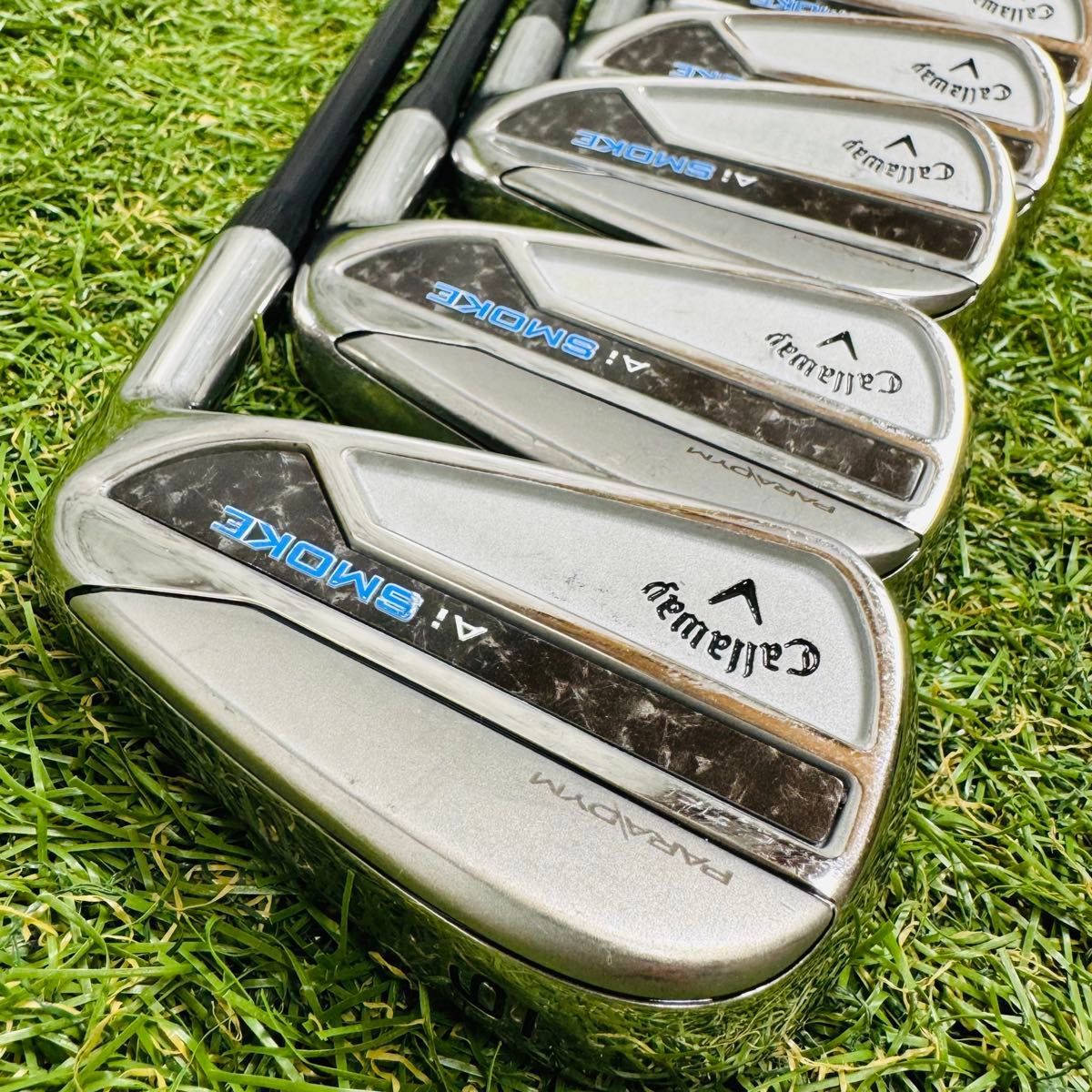 【良品】初心者推奨 キャロウェイ Aiスモーク メンズアイアンセット 5本 R 良品】初心者推奨 キャロウェイ Aiスモーク メンズアイアンセット 5本