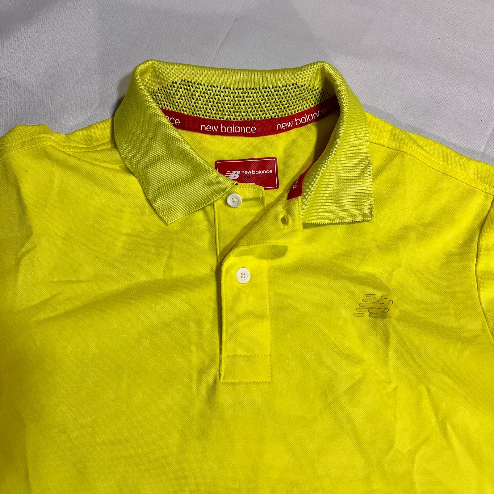 B067 New Balance Golf ニューバランスゴルフ ポロ シャツ ロゴ 半袖