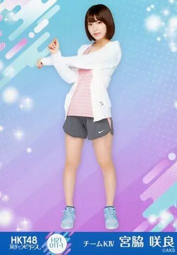 NMB48・HKT48 生写真 中古】生写真(AKB48・SKE48) 猪原絆愛/膝上/HKT48 2024年2月度 個別生