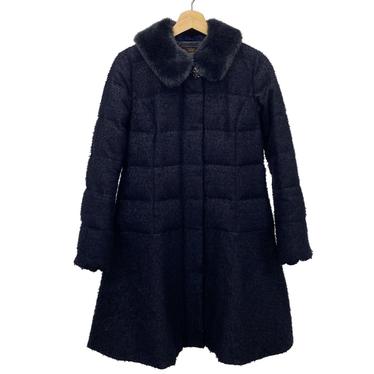 TOCCA(トッカ) ダウンコート サイズ4 S レディース - ダークネイビー