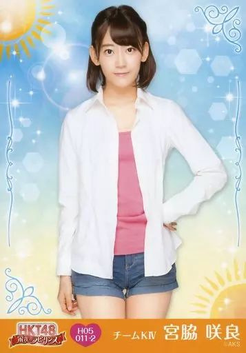 NMB48・HKT48 生写真 中古】生写真(AKB48・SKE48) 猪原絆愛/膝上/HKT48 2024年2月度 個別生