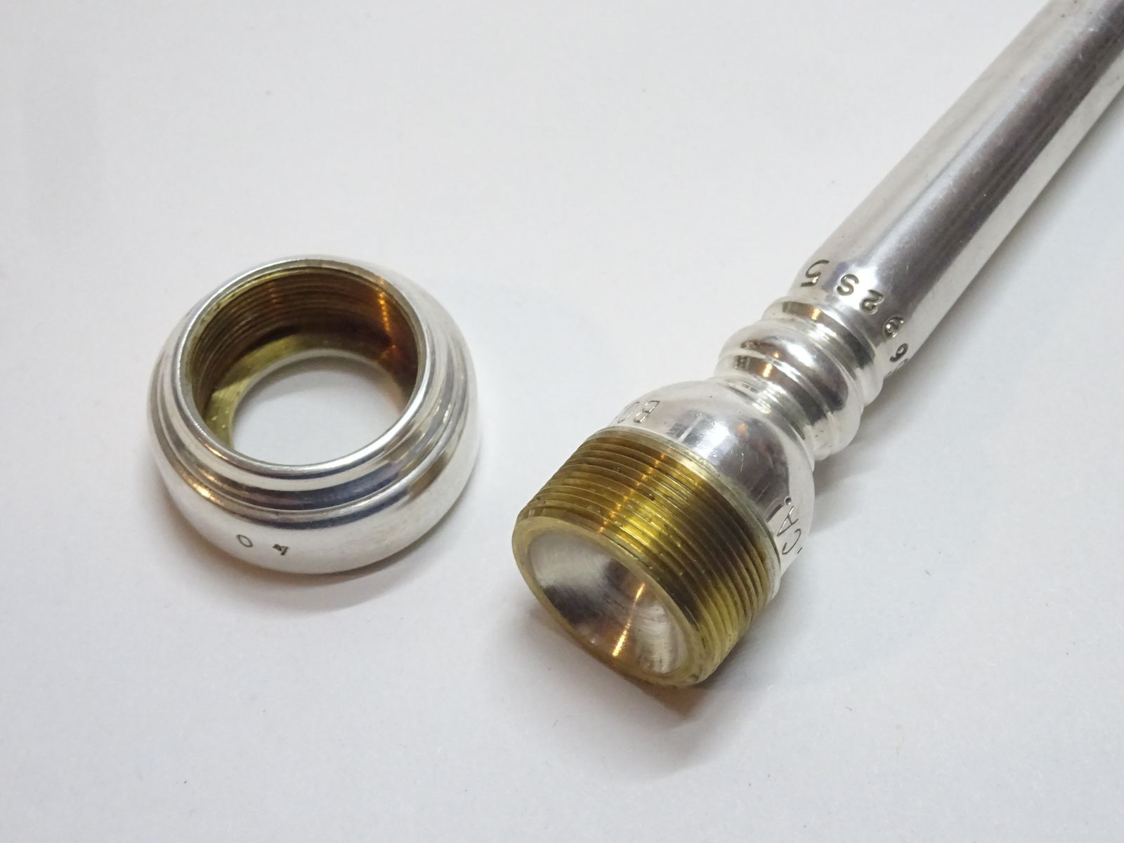 ボブリーブス トランペット用マウスピース 41S 692S 5 2ピース【西巣鴨