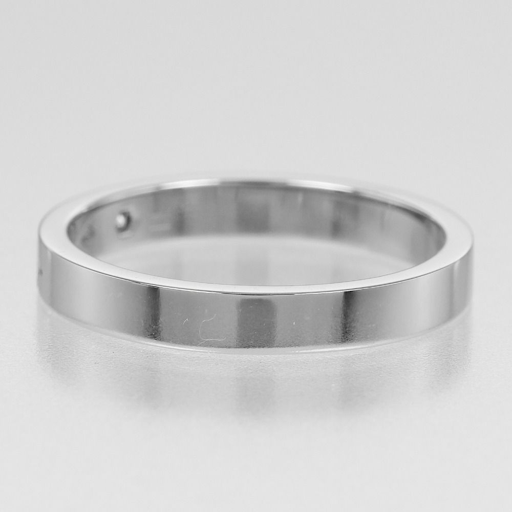 CARTIER】カルティエ Cドゥカルティエ エングレーブド Pt950プラチナ