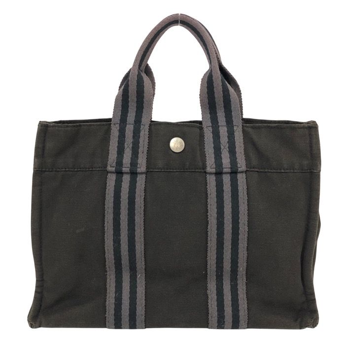 HERMES エルメス フールトゥPM ハンドバッグ トートバッグ キャンバス