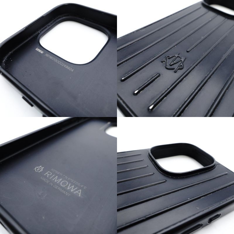 リモワ RIMOWA iPhoneケース 16pro ブラック ポリガード 黒 アイフォン