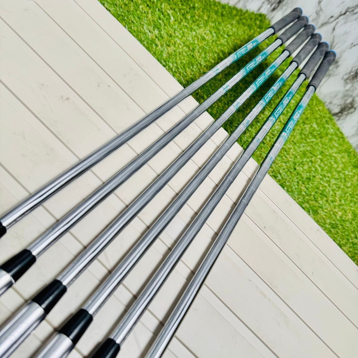 良品】ピン G410 黒ドット メンズアイアンセット 6本 スチール R