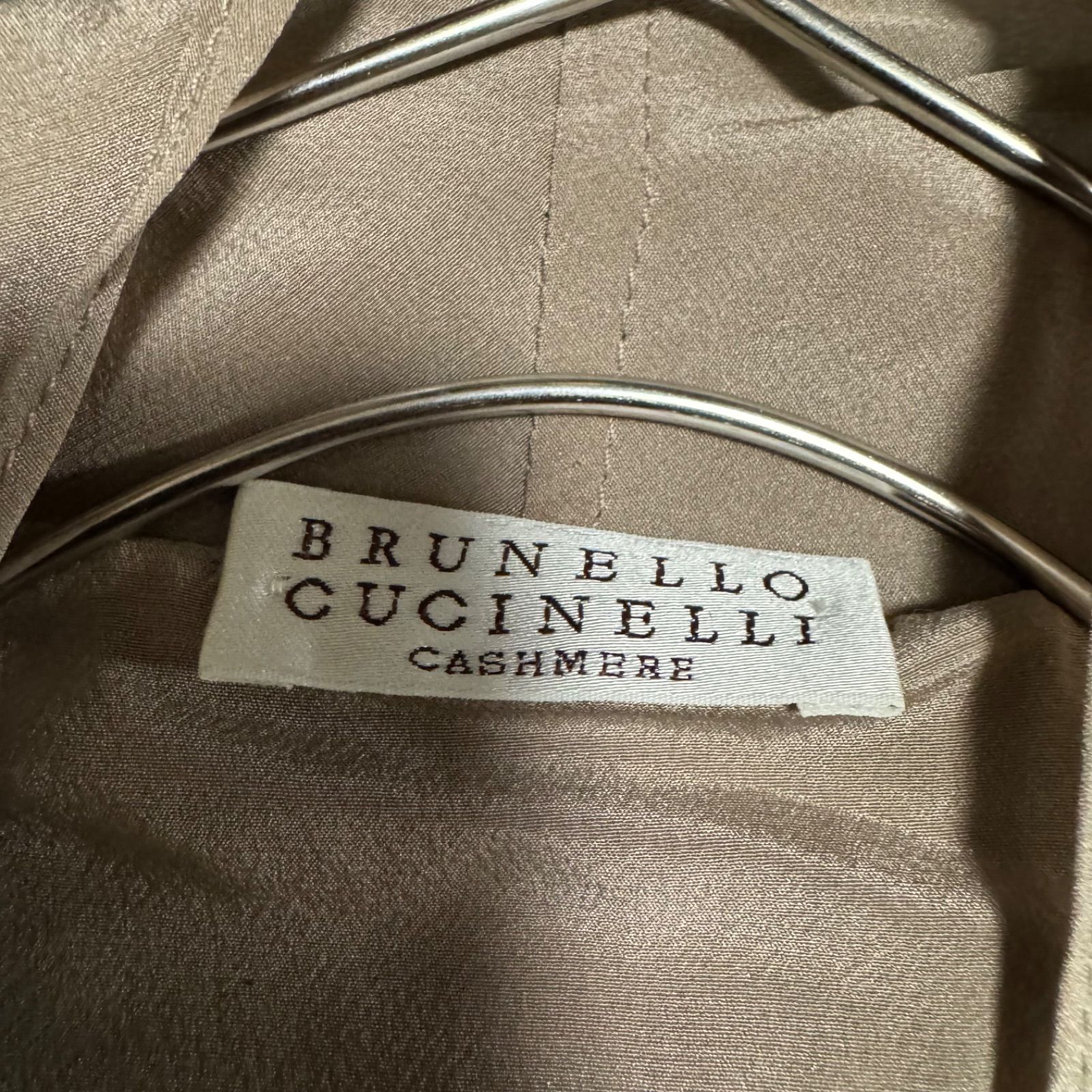 美品】BRUNELLO CUCINELLI ブルネロクチネリ カシミヤ100 シルク 