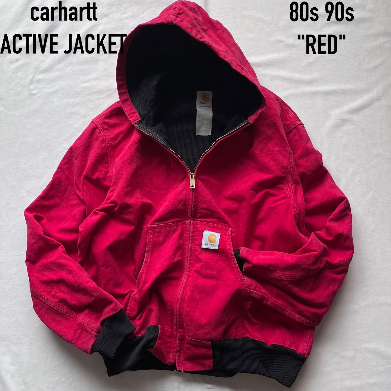 carhartt カーハート アクティブジャケット ダックジャケット 赤 80s