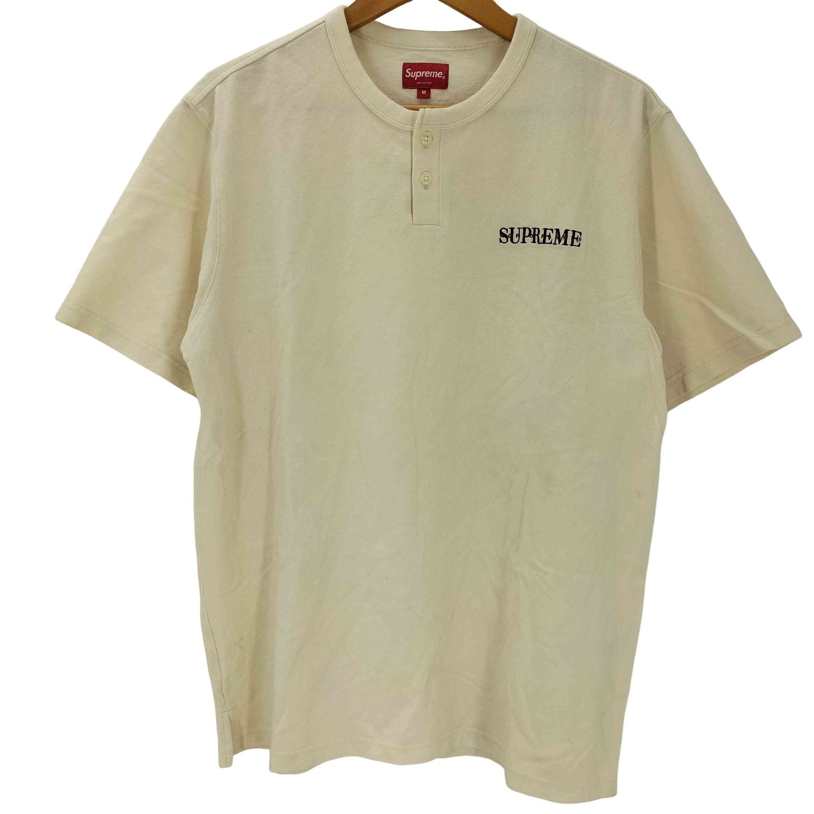 シュプリーム Supreme 18AW Pique S/S Henley ピケ ヘンリー Tシャツ