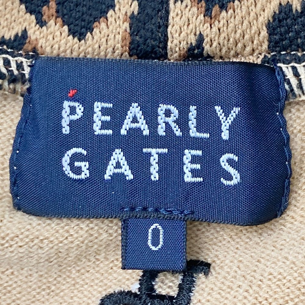 サイズ：0 PEARLY GATES パーリーゲイツ ニット セーター ベージュ系