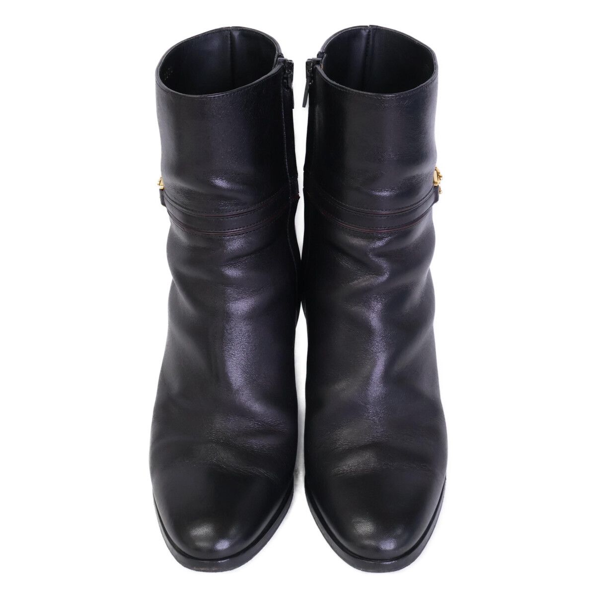 セリーヌCELINEクロードアンクルショートブーツ37.5トリオンフ24cm セリーヌCELINEクロードアンクルショートブーツ37.5トリオンフ24cm