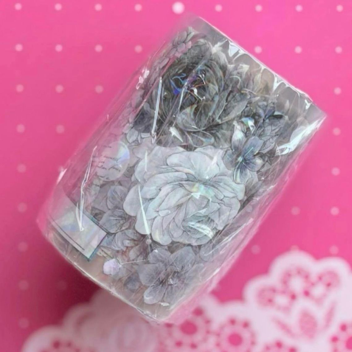 贝壳光 月凝香 6cm×6m 120cm/loop 海外マスキングテープ 贝壳光 6cm×6m 120cm/loop 岚烟 海外マスキングテープ 海外マステ