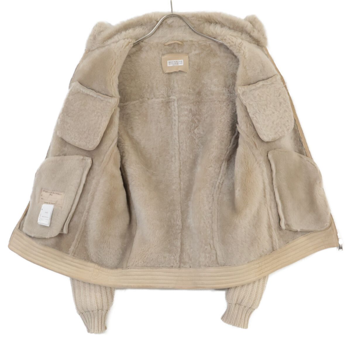 BRUNELLO CUCINELLI ブルネロクチネリ 【国内正規】アームカシミヤ切替