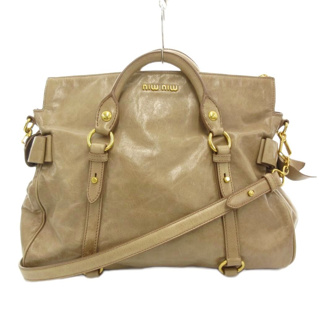 ミュウミュウ miumiu ヴィッテロ ラックス VITELLO LUX ハンドバッグ