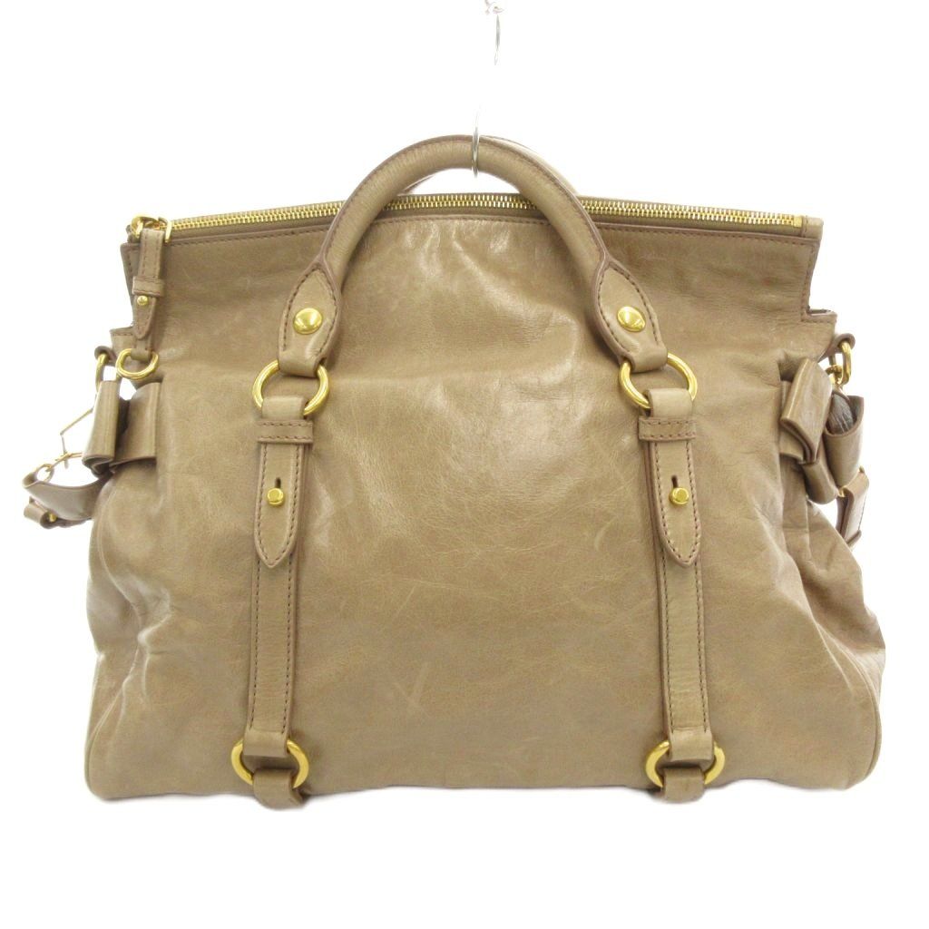 ミュウミュウ miumiu ヴィッテロ ラックス VITELLO LUX ハンドバッグ