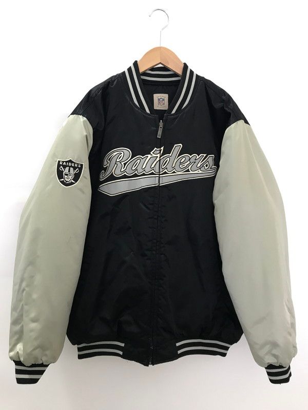 Reebokリーボック × RAIDERSレイダースNFLナイロンジャケット 中古品】Reebok リーボック × NFL RAIDERS レイダース REVERSIBLE