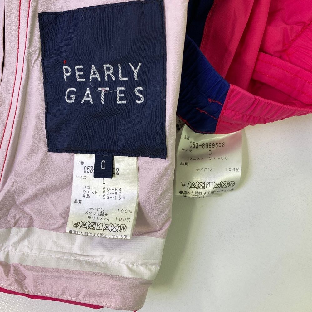 サイズ：0 PEARLY GATES パーリーゲイツ ×SUN MOUNTAIN レインウェア