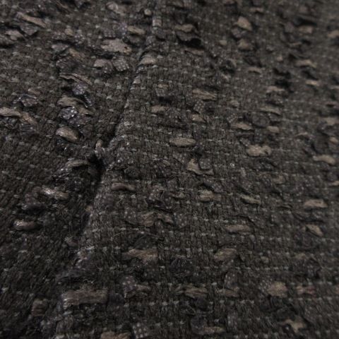 ルネ Rene TISSUE ツイードワンピース ひざ丈 サイドボタンデザイン