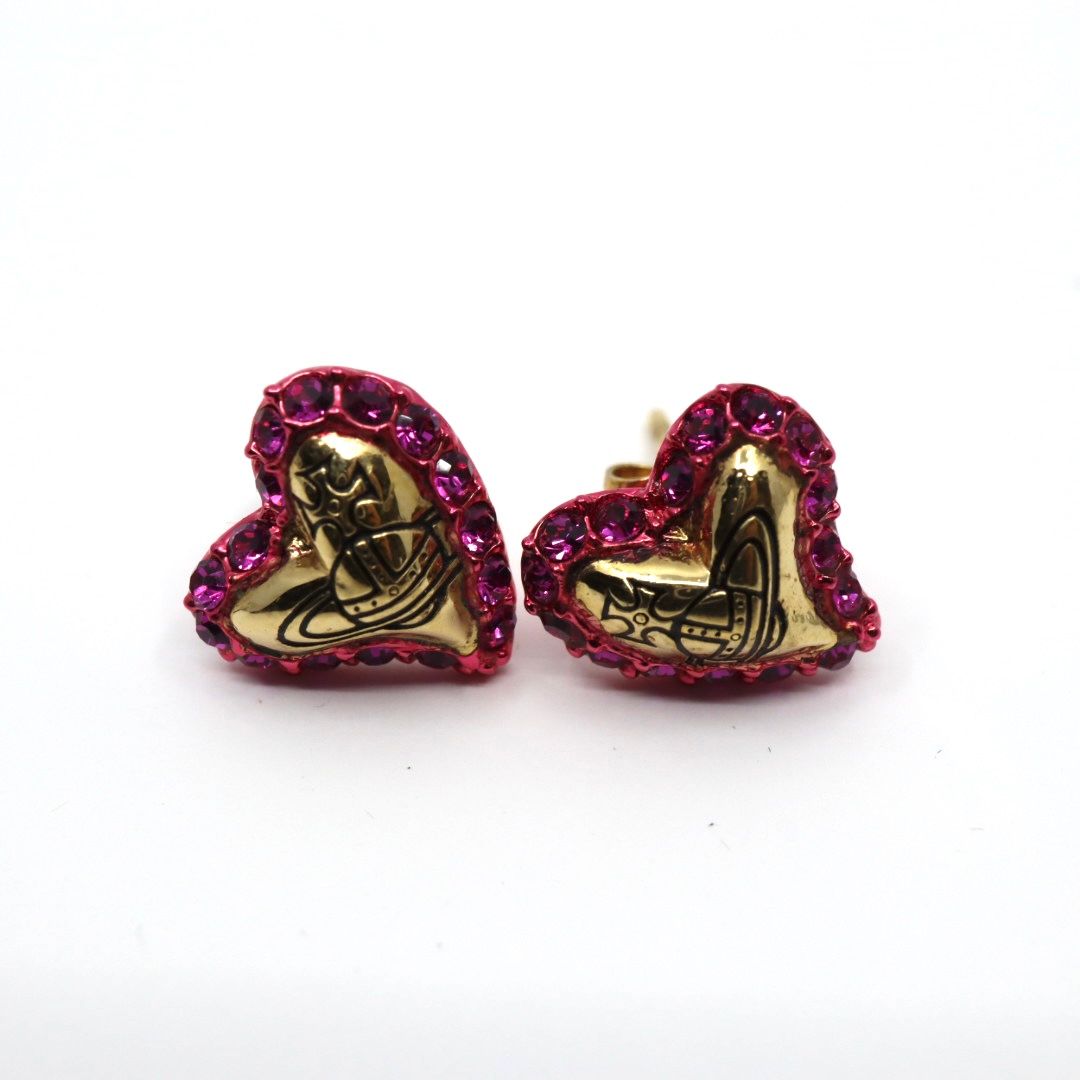 美品 Vivienne Westwood ヴィヴィアンウエストウッド ハート ピアス
