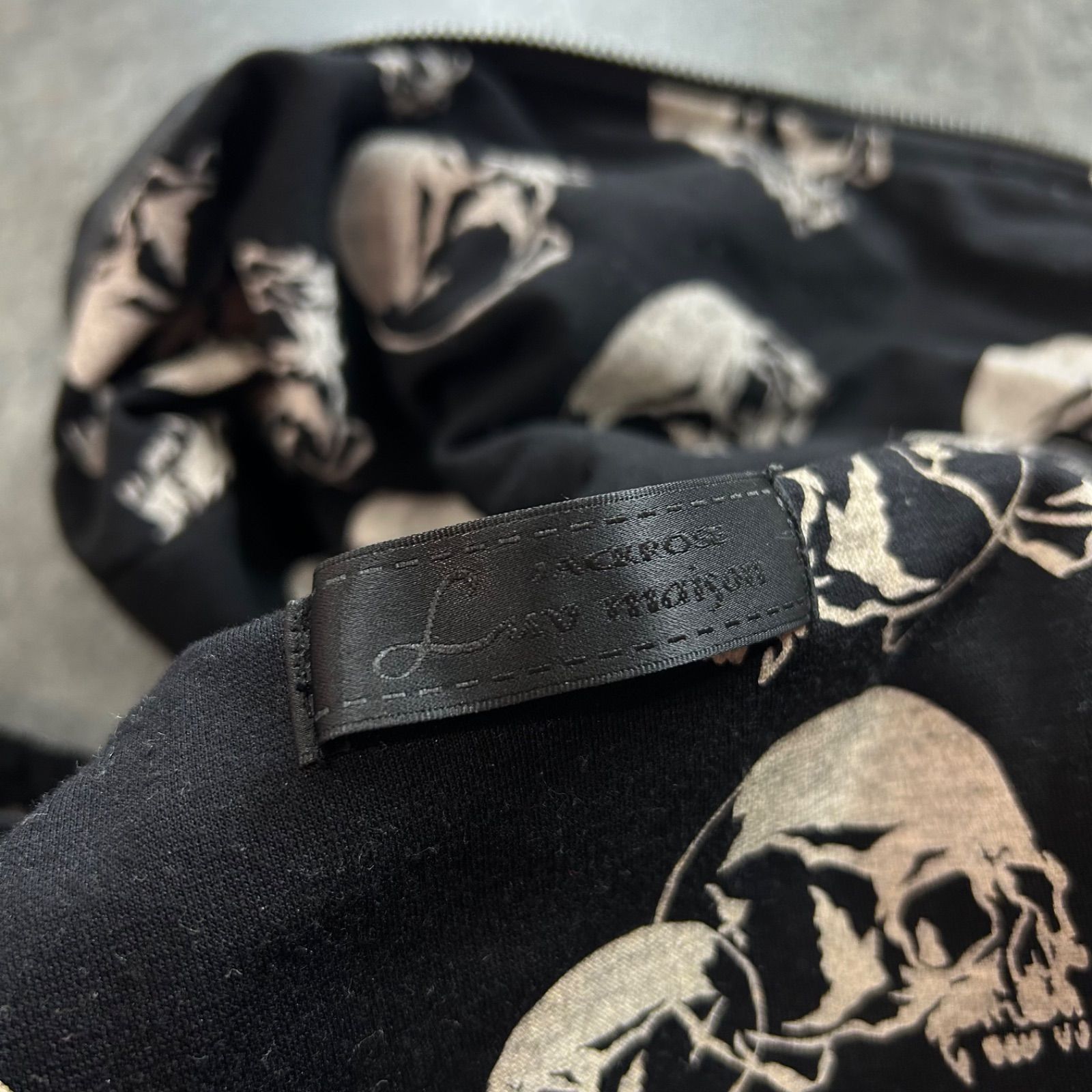 JACKROSE×luv maison Skull zip Hoodie お兄系 JACKROSE Luv maison Hoodie Full-Zip Jacket ジャックローズ